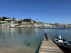Getting off the ferry at East Portlemouth